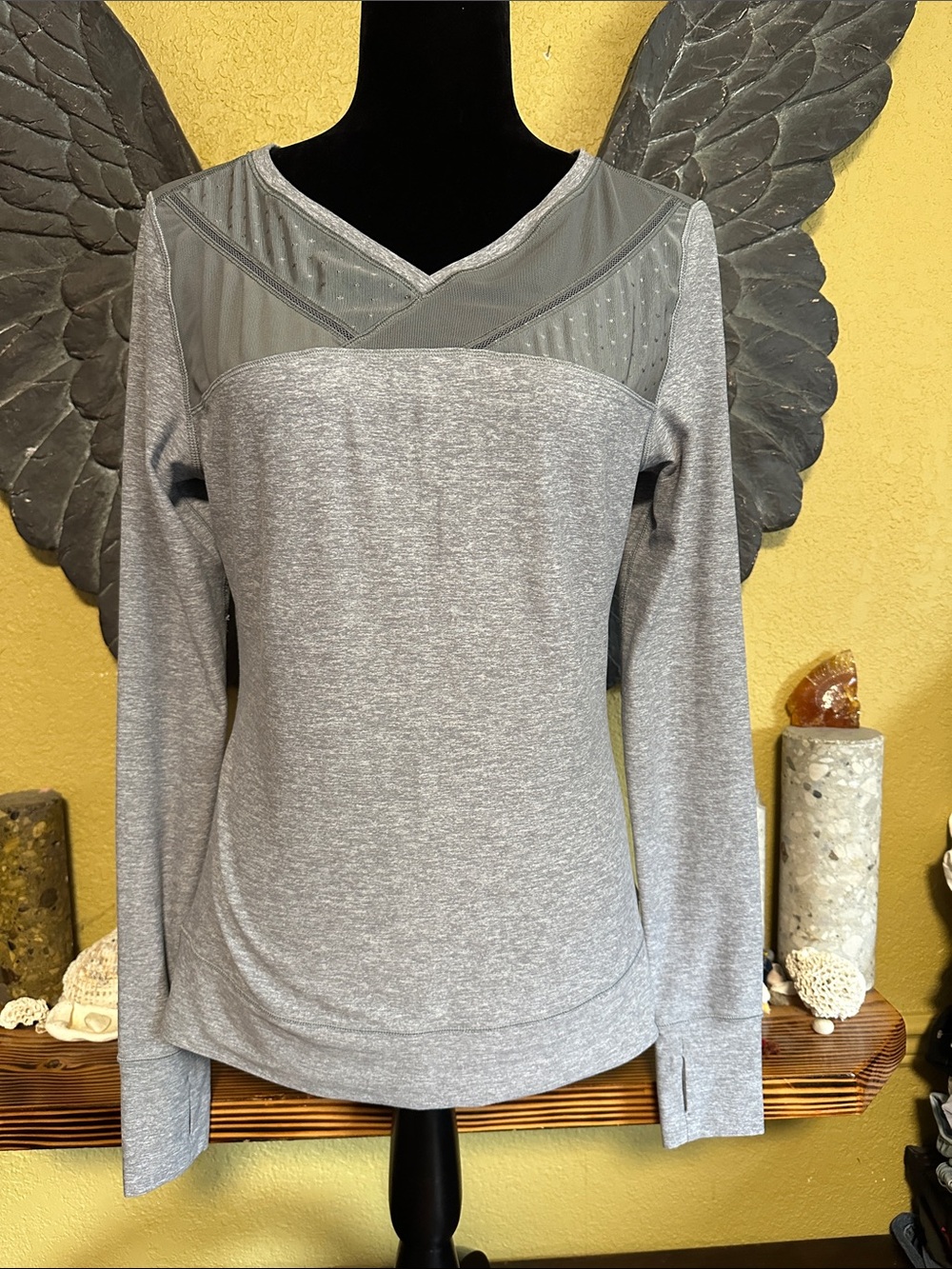 Lululemon Long sleeve Shirt with mesh